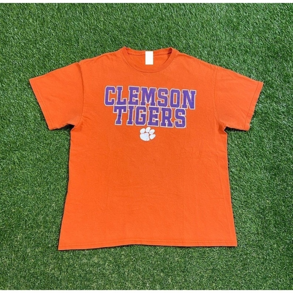 Clemson University Tigers T Shirt Tee Delta
